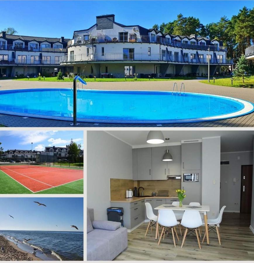 Apartamenty Z Tarasami "Mietowy Spokoj 15" "Romantyczna Szarosc 16" "Niebieska Elegancja 17" Maksymalnie Dla 6 Osob Pobierowo Eksteriør bilde